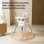 Portable Baby Highchair for Months Infants and Toddlers with 5 Point Harness Convertible Comfortable Seat for Cozy Eating Table Sit Up High Chair and Seats for Sitting Up Back Booster Feeding Chairs