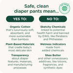 SmartyPants Pull Up Style Diapers | EWG Verified Safe & Plant-Based | Quilted 360 Waistband, Super Absorbent for Overnight Leak Protection | Training Pants by HealthyBaby | Size 6 (32 Count)