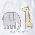 Gerber Unisex Baby 5-Pack Short Sleeve Variety Onesies Bodysuits Elephant Dream 6-9 Months