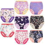 MooMoo Baby Training Underwear for Boys and Girls Absorbent Toddler Training Pants Cotton Washable and Reusable 2T-7T 8 Packs
