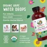 USDA Organic Gripe Water for Babies by MaryRuth's | Herbal Blend for Little Tummies | Baby Essentials | for Newborns | Ginger Root | Fennel Seed | Dill Seed | Vegan | 4 oz | 30-60 Servings