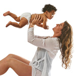 green sprouts Eco Pull-Up Reusable Absorbant Swim Diaper - Pink - 3T