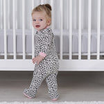 Gerber Baby Girls 4 Pack Sleep 'N Play Footie Leopard Pink 3-6 Months