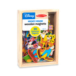 Melissa & Doug Disney Mickey Mouse Wooden Character Magnets (20 pcs) Toys for Disney Fans, Mickey Mouse Fridge Magnets, Pretend Play & Toddler Toys for Kids Ages 2+