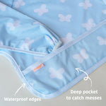 Torange Baby Bib, Long Sleeve Bib for Toddler, Waterproof Bibs for Baby, Baby-Led Weaning Smock, Machine Washable Feeding Bib