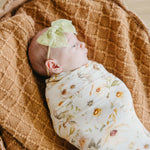 Copper Pearl Swaddle Blankets for Newborns | Soft Stretchy Receiving Blankets for Boys and Girls | Large 46 x 46 Inch Baby Blankets | Lightweight and Breathable Swaddles | Angelique