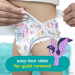 Pampers Training Pants - Easy Ups Girls & Boys - Size 5T-6T, 84 Count, Easy Pull Up & Down Design, My Little Pony Potty Underwear (Packaging May Vary)