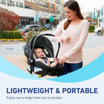 Graco SnugRide Lite LX Infant Car Seat, Rear-Facing, Lightweight, Adjustable Base, Easy Install, Studio