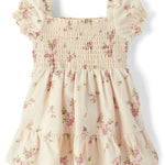 Gymboree,and Newborn Floral Dress with Diaper Cover,Floral Frappe,12-18 Months