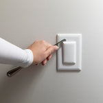 Qdos Safety StayPut Double Outlet Plug Cover - One Plug Covers Both Outlets! Secure Fit and Beveled Edges Prevent Small Fingers from Removing Unlike Other Products| Fits All Outlets | 12 Pack | White