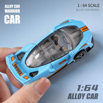 Yewkou 1:64 Scale Die-Cast Metal Toy Cars 12-Pack Vehicles Set, Includes Pickup, Racing Cars, Sports Cars for Display or Play, Great Gift for Kids Age 3 Years and Up (12 Pack)