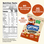 Get'ems! from Gerber BBQ Roundos Puff Snack, Kids Snack Made with Whole Grain Quinoa, Calcium to Support Strong Bones - 5 pack