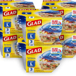Glad Food Storage Containers, Deep Dish, 64 Ounce, 3 Count