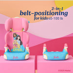 Barbie x Graco Turbobooster 2.0 High Back Booster Seat, Belt Positioning Booster Car Seat for Big Kids