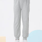 GFQLONG 3 Pack Toddler Pants Sweatpants Boys Cotton Joggers, Athletic Pull on Sweat Pants with Pockets for Kids Clothes, Grey+Black+Navy, 2-3T
