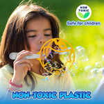 Giant Bubble Wands, Bubble Toys, Large Blowing Rings, Variety Shapes Set for Big Soap Bubbles, Includes Huge Bubble Mix Solution Kit 11 Pack, Summer Party, Park Beach Fun Activities