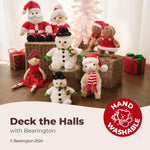 Bearington Nick Santa Claus Christmas Stuffed Animals - 6" Soft Christmas Stuffies for Kids with Red and White Hat, Soft Fur, and Weighted Bottom - Poseable Holiday Plush Toy - Gift for Teens and Kids