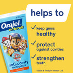 Orajel Naturals PAW Patrol Kids Fluoride Toothpaste, 4.2 Oz