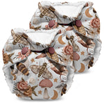 Kanga Care Lil Joey Newborn All in One AIO Cloth Diaper (2pk) Earthbound 4-12lbs