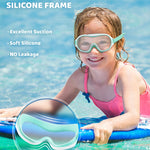 Aegend 2 Pack Swim goggles for Kids 3-15, Anti-Fog Anti-UV Wide Vision Waterproof, No leak Swimming goggles for Boys Girls