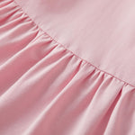 pureborn Baby Girls Dress Long Sleeve Swing Dress Cotton Playwear Dress Casual A-Line Dresses Pink 18-24 Months