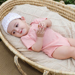 ZAVBABY Newborn Baby Girls Bodysuits Rib Summer Infant Clothes Outfit Set 9-12 Month