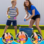 SOPPYCID Reusable Water balloons, Summer Toy Water Toy for Boys and Girls, Pool Beach Toys for Kids ages 3-12, Outdoor Activities Water Toys Self Sealing Water Splash Ball for Fun (6Pack)