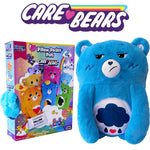 Happy Nappers: Care Bears 26" Pillow Pocket Pal - Grumpy Bear - Plush Character Pillow Case, Animal Cover w/Weighted Paws, Soft Huggable Companion, Kids