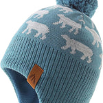 Moon Kitty Baby Boys Hats Toddler Beanies for Boys Winter Fleece Winter Hat Boys