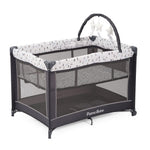 Pamo Babe Portable Playard,Sturdy Play Yard with Padded Mat and Toy bar with Soft Toys
