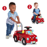 Radio Flyer Tinker Truck With Lights & Sounds, Toddler Ride On Toy, For Ages 1-3, Red, Large