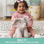 Animated Flappy The Elephant Plush, Singing Stuffed Animal Baby Toy for Ages 0 and Up, Gray, 12"