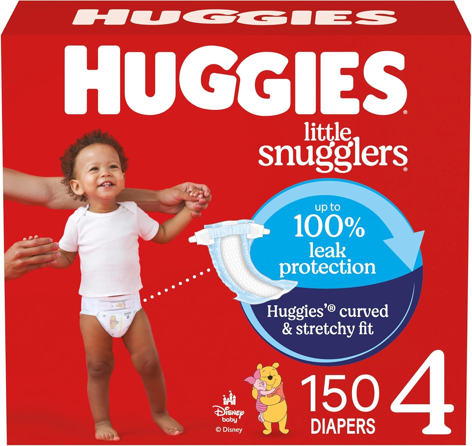 Huggies Size Newborn Diapers, Little Snugglers Baby Diapers, Size Newborn (up to 10 lbs), 31 Count, Packaging May Vary