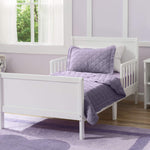 Delta Children Fancy Wood Toddler Bed - Greenguard Gold Certified, Bianca