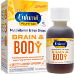 Enfamil Poly-Vi-Sol with Iron Liquid Multivitamin Drops, Supports Growth & Development*, 50mL Bottle