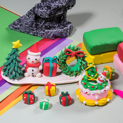 ifergoo Modeling Clay Kit - 24 Colors Magic Air Dry Ultra Light Clay, Safe & Non-Toxic, Great Gift for Children