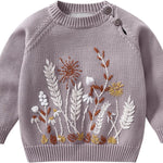 Lamgool Infant Baby Pullover Sweater Knitted Button Down Toddler Kids Sweatshirt for Spring