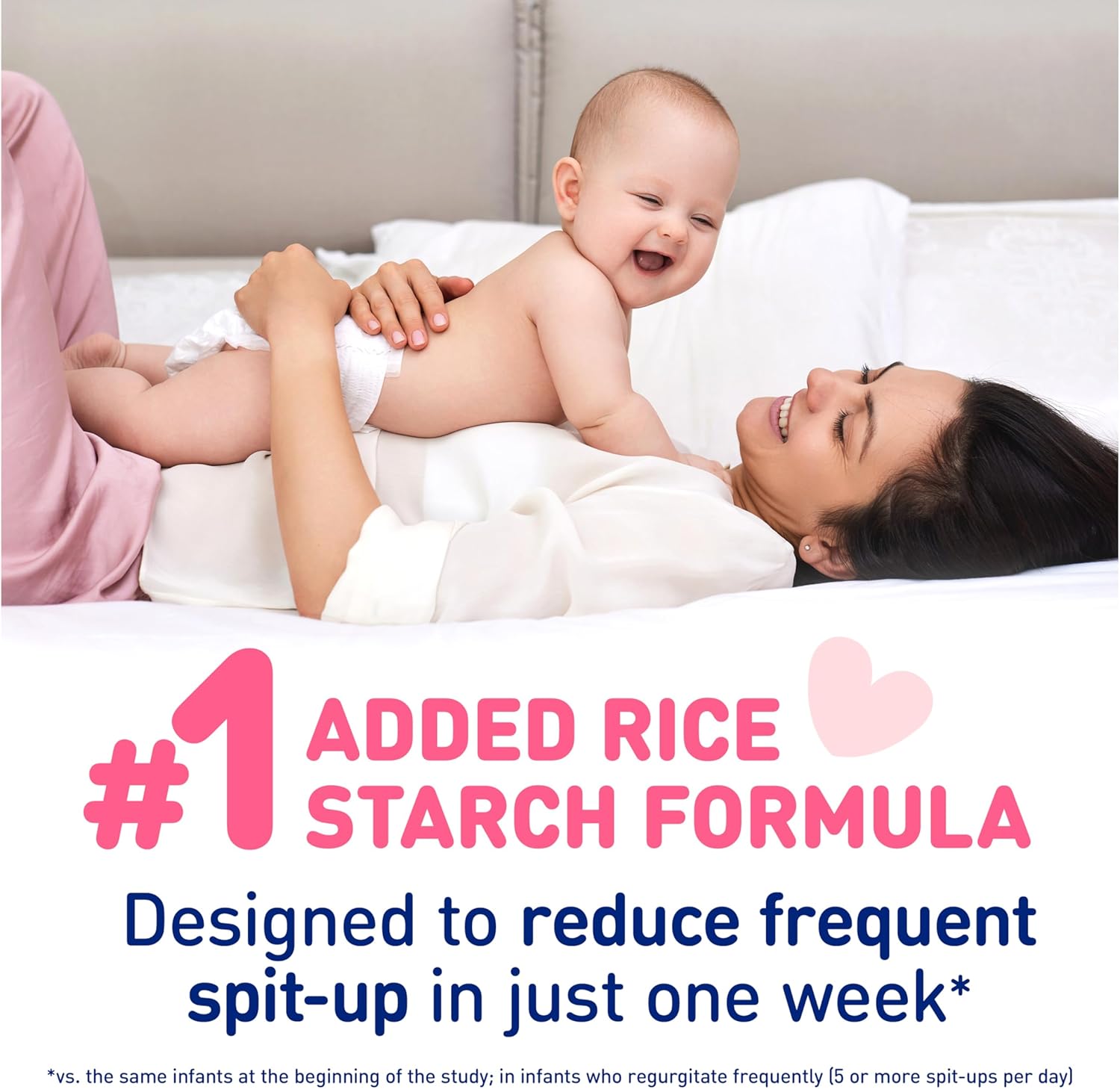 Enfamil A.R. Baby Formula, Added Rice Starch Formula to Reduce Reflux & Spit-Up, DHA for Brain Development, Probiotics to Support Digestive & Immune Health, Baby Milk, 30.4 Oz Box, 4 Count