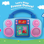 eKids Peppa Pig Toy Music Player, Toddler Toy with Built-in Music and Lights (Peppa Pig)