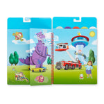 Melissa & Doug PAW Patrol Restickable Stickers Flip-Flap Pad 3-Pack – Classic Missions, Adventure Bay, Ultimate Rescue