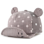 Peecabe Baby Baseball Cap Toddler Infant Boys Girls Sun Hat Breathable Cute Hats for Spring Summer 6M-3T (US, Age, 6 Months, 24 Months, Gray Mesh)
