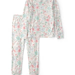 Carter's Girl PurelySoft Long-Sleeve 2-Piece Pajamas, Multi Floral, 2T