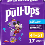 Pull-Ups Boys' Potty Training Pants, Size 3T-4T Training Underwear (32-40 lbs), 112 Count (4 Packs of 28), Packaging May Vary