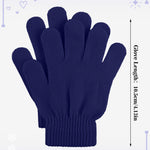 Cooraby 2 Pairs Kid's Thick Magic Gloves Toddler Winter Stretchy Warm Full Fingers Gloves Mittens