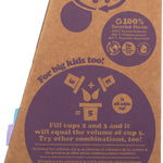 Green Toys Stacking Cups, Purple/Blue/Green - 6 Piece Motor Skills, Building, Stacking Toy Set. Safe for Babies and Toddlers. Dishwasher Safe, Recycled Plastic, Made in USA.