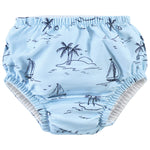 Hudson Baby Unisex Baby Swim Diapers, Tropical Leaves, 0-6 Months
