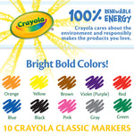 Crayola Fine Line Markers Classpack (200ct), Bulk Kids' Markers For Preschool, Kindergarten, Elementary School Classrooms, Teacher Classroom Must Haves