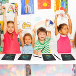 Zhehao 20 Pack LCD Writing Tablet for Kids: 8.5 Inch Colorful Drawing Doodle Boards - Reusable Erasable Doodle Board Educational Learning Toys Gifts for Toddlers Ages 3-8 Party Favors(Black,Cute)