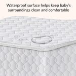 Dream On Me 5" Cozy Cloud 2-in-1 Crib and Toddler Mattress, Dual-Sided - Infants & Toddlers, Breathable & Waterproof, 75% Recycled Fiber, GREENGUARD Gold & Baby Safety Alliance Certified – Taffeta