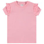 Cudlie 5-Pack Toddler/Baby Girl Short Sleeve Tops - Premium Quality Shirt Tops for Lightweight Comfort and Style.